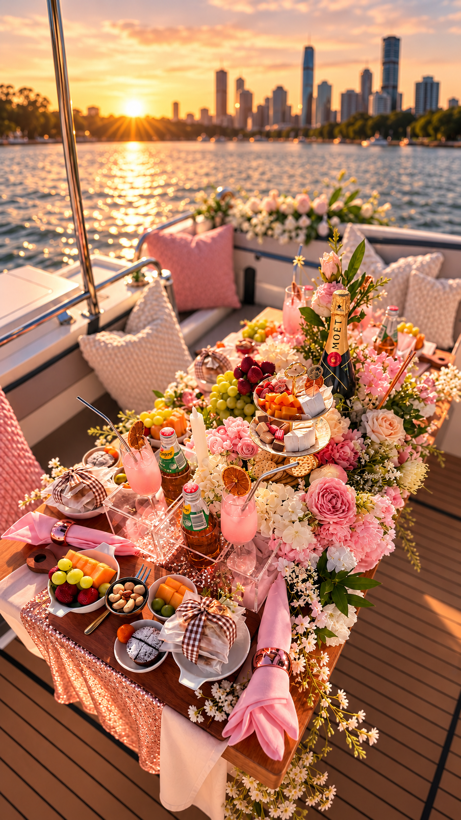 Floating Picnic on the Brisbane River